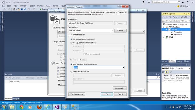 Connection Properties